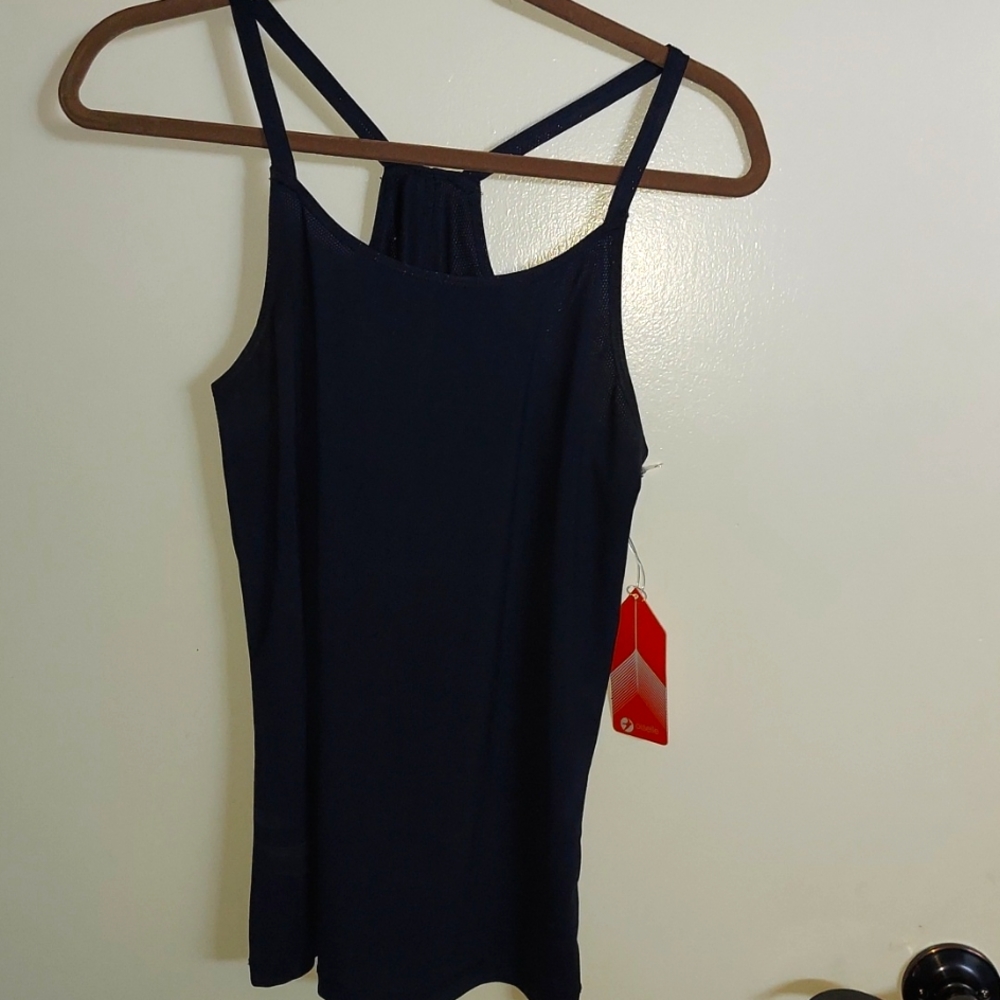 Oiselle Navy Go Tank